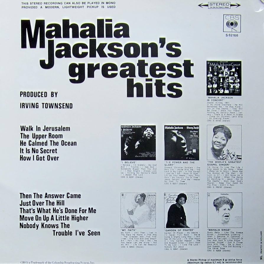 12inchLP／The Best of Mahalia Jackson 418f9V3MdnL._UF1000,1000_QL80_.jpg